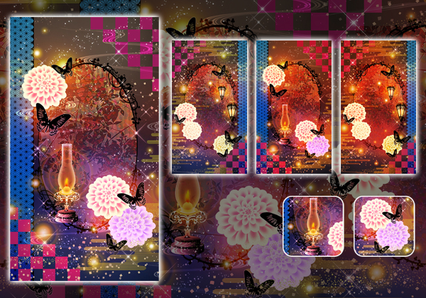 コリキ君様【秋の壁面飾り】まとめ4点『秋の七草・紅葉～お月さま・紅葉のドレス』他 61Q3tibp7HL._UF350,350_QL50_.jpg