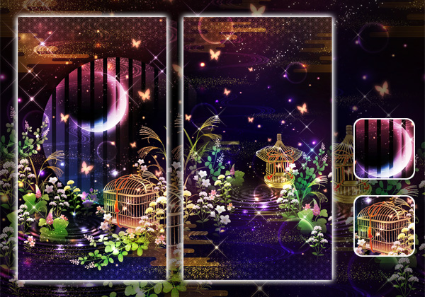 紅葉・秋一覧1|桜や和柄の幻想的なきせかえは和風◇幻想キセカエ